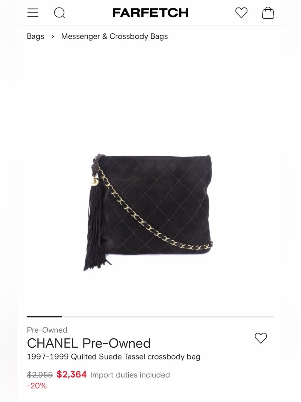 Vintage Chanel Quilted Tassel Shoulder Bag - Picture 14 of 16
